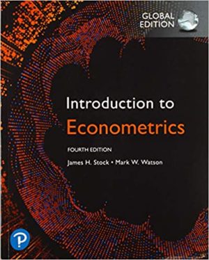 Introduction to Econometrics, Global Edition (4th Edition) Format: PDF eTextbooks ISBN-13: 978-1292264455 ISBN-10: 1292264454 Delivery: Instant Download Authors: James H. Stock Publisher: Pearson