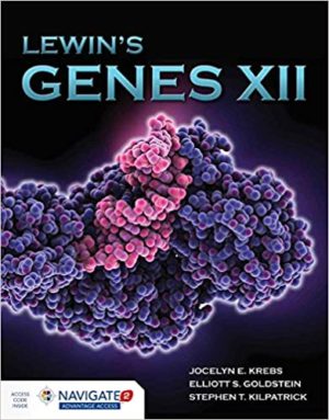 Lewin's GENES XII (12th Edition) Format: PDF eTextbooks ISBN-13: 978-1284104493 ISBN-10: 1284104494 Delivery: Instant Download Authors: Jocelyn E. Krebs Publisher: Jones & Bartlett Learning