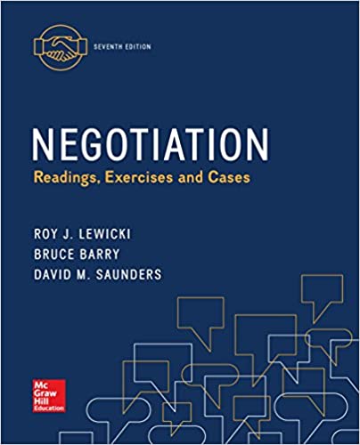 PDF | Negotiation - Readings, Exercises, And Cases (7th Edition) | TexTook