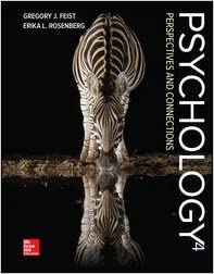 Psychology - Perspectives and Connections (4th Edition) Format: PDF eTextbooks ISBN-13: 978-1260397031 ISBN-10: 1260397033 Delivery: Instant Download Authors: Gregory Feist Publisher: McGraw-Hill