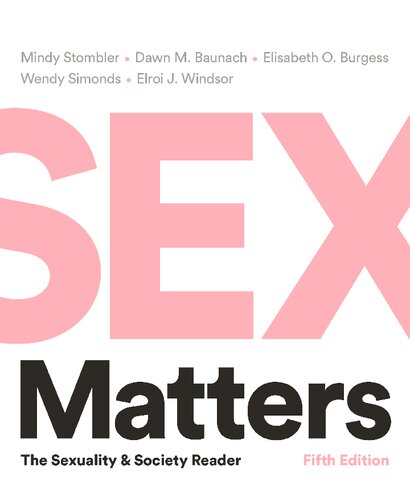 Pdf Sex Matters The Sexuality And Society Reader Fifth Edition Textook 