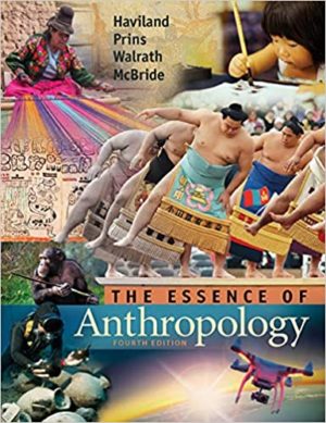 The Essence of Anthropology (4th Edition) Format: PDF eTextbooks ISBN-13: 978-1305258983 ISBN-10: 1305258983 Delivery: Instant Download Authors: William A. Haviland, Harald E.L. Prins, Dana Walrath Publisher: Cengage